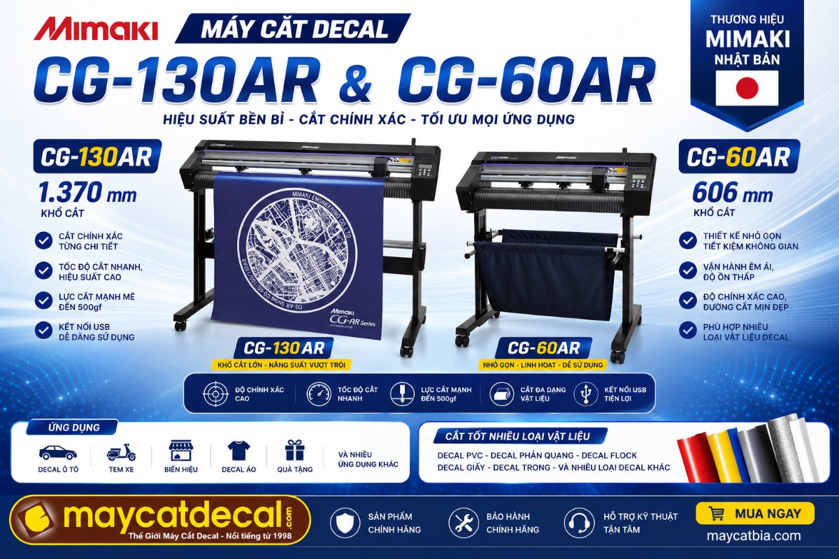 Máy cắt decal Mimaki CG-60AR/130AR